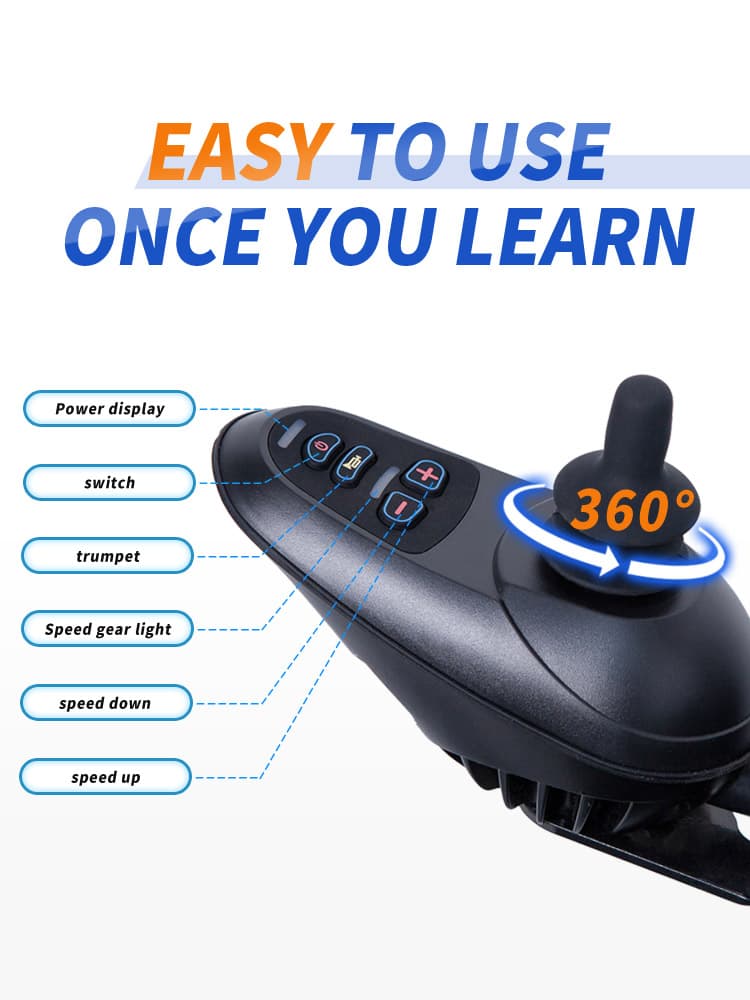 YSE208 Electric wheelchair easy to use